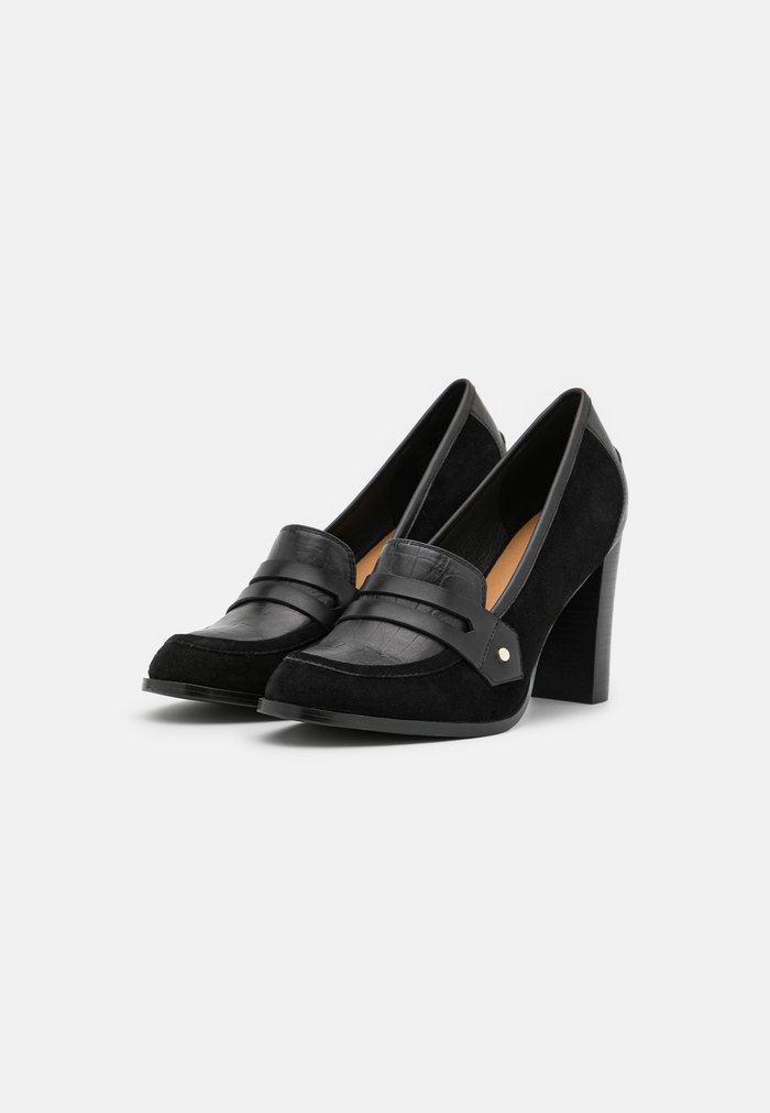 Talons Anna Field Block heel Slip on Noir Femme | IUS-2782303